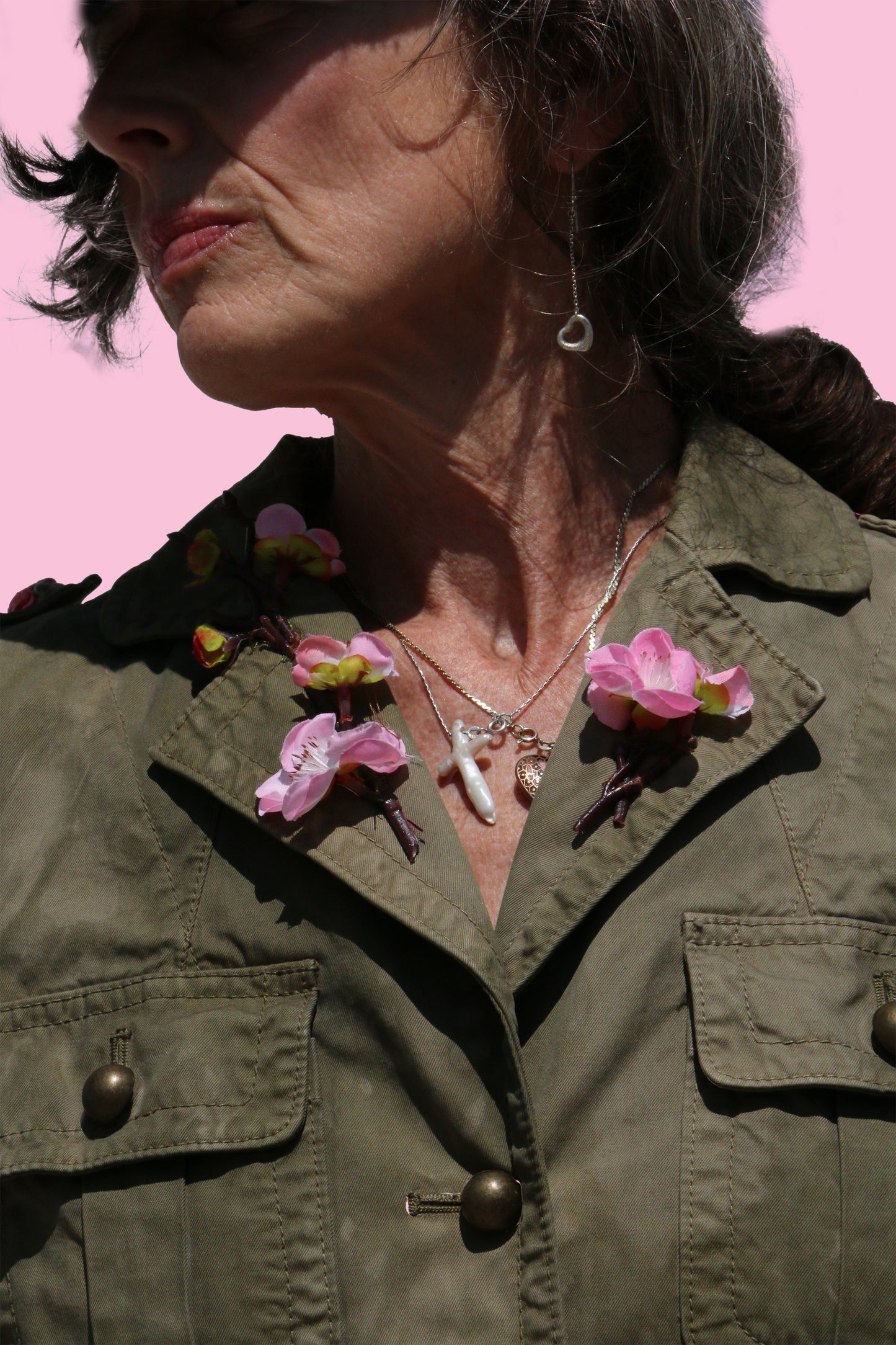 floral military jacket