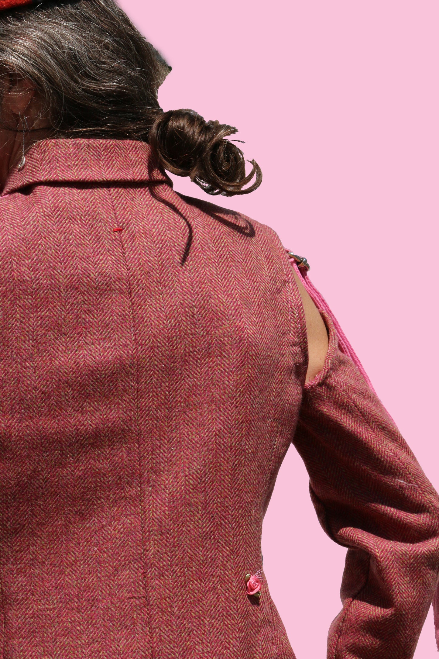 Pink Jacket with rose